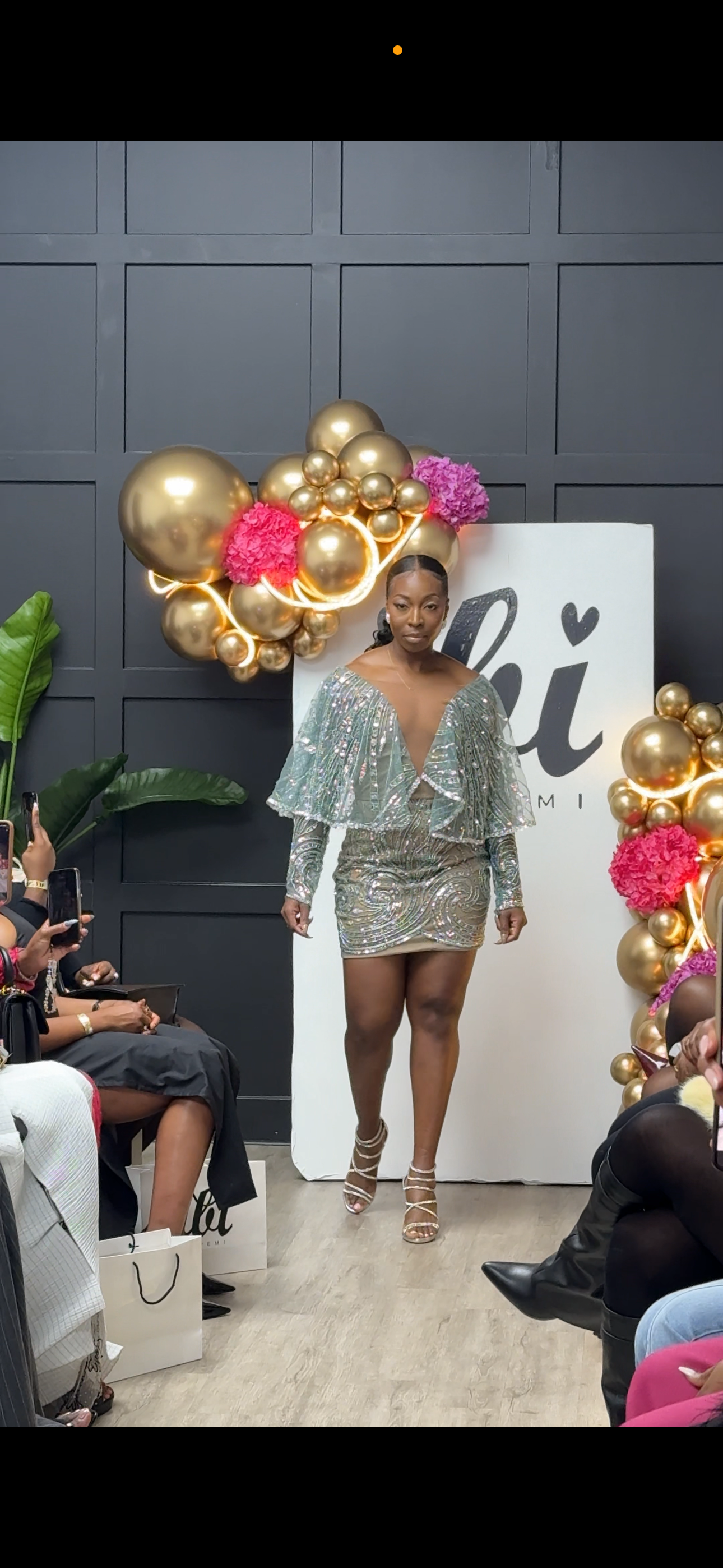 Ibi by Yemi Beaded to perfection mini dress