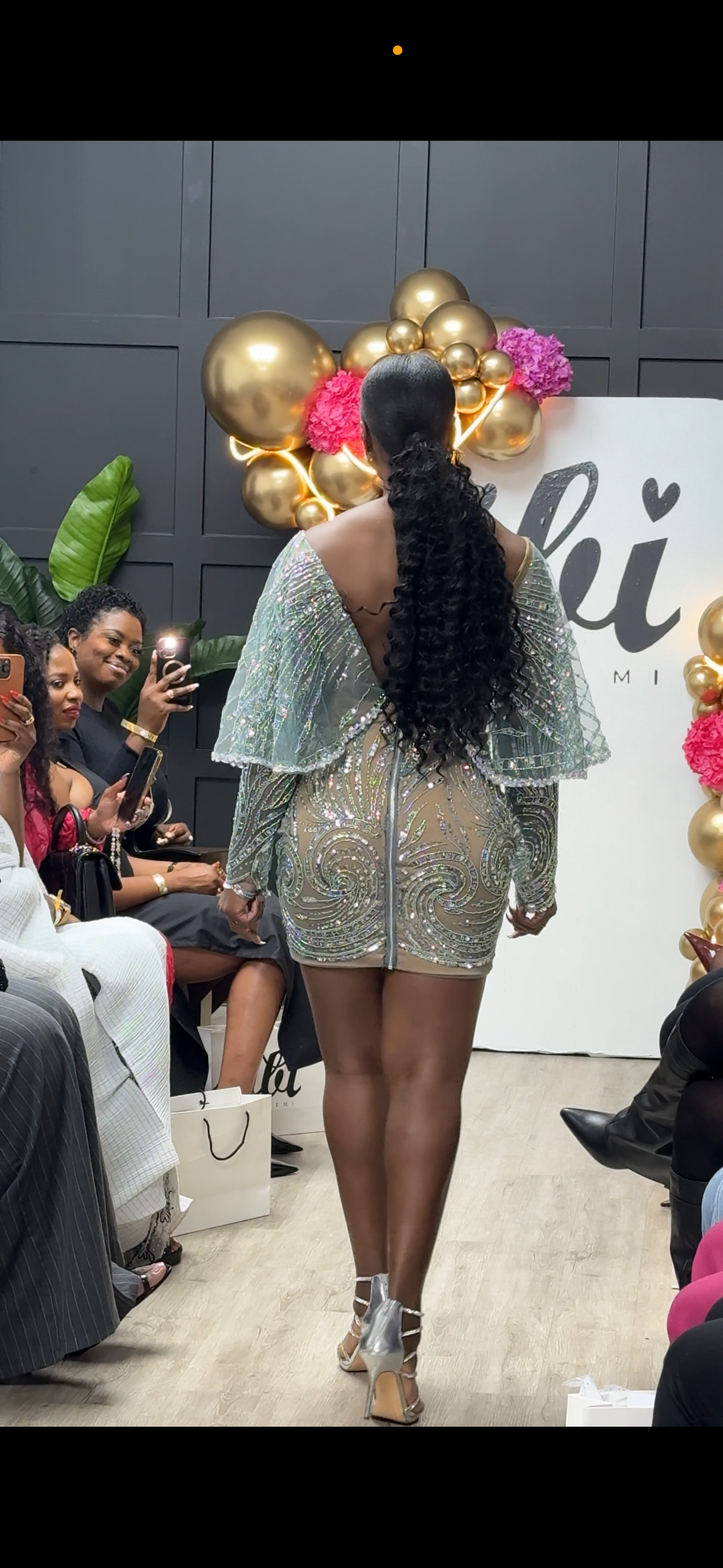 Ibi by Yemi Beaded to perfection mini dress