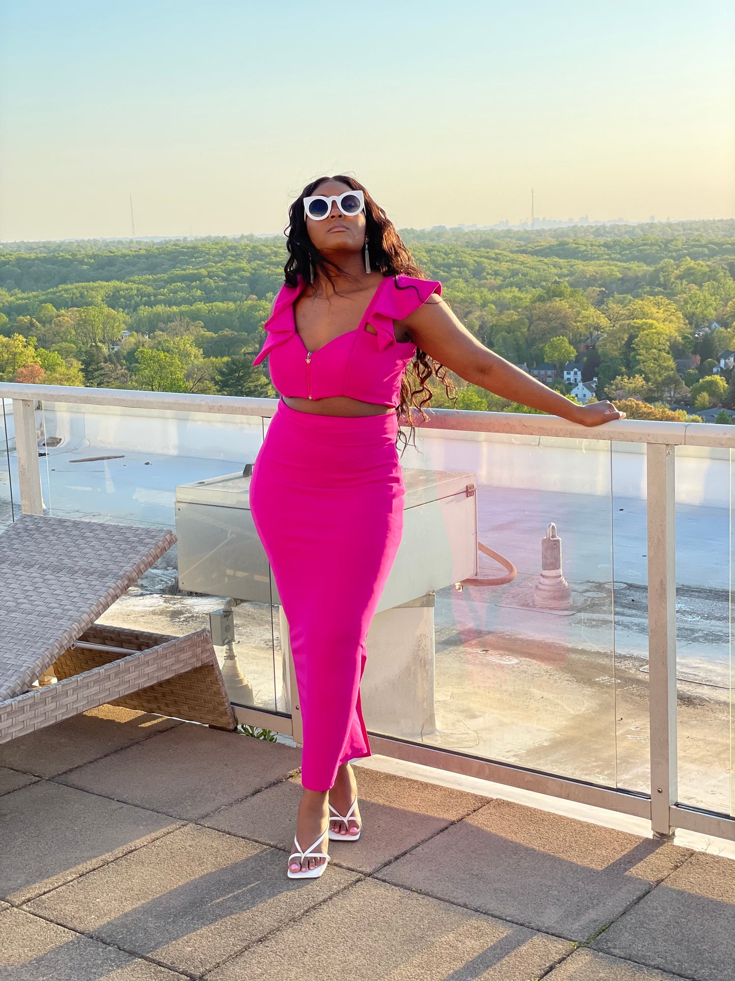 Funsho Set in Pink 2 pc