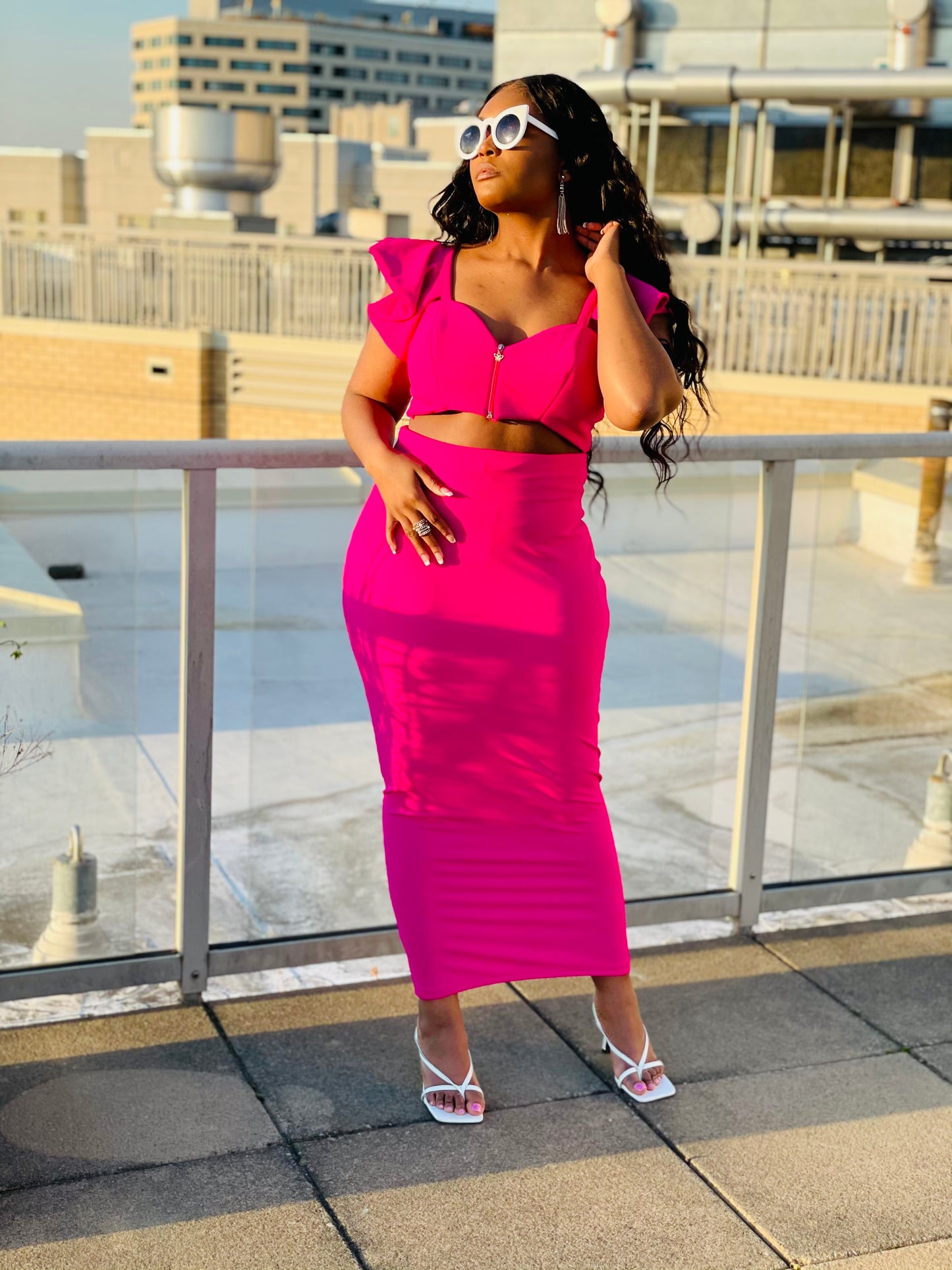 Funsho Set in Pink 2 pc
